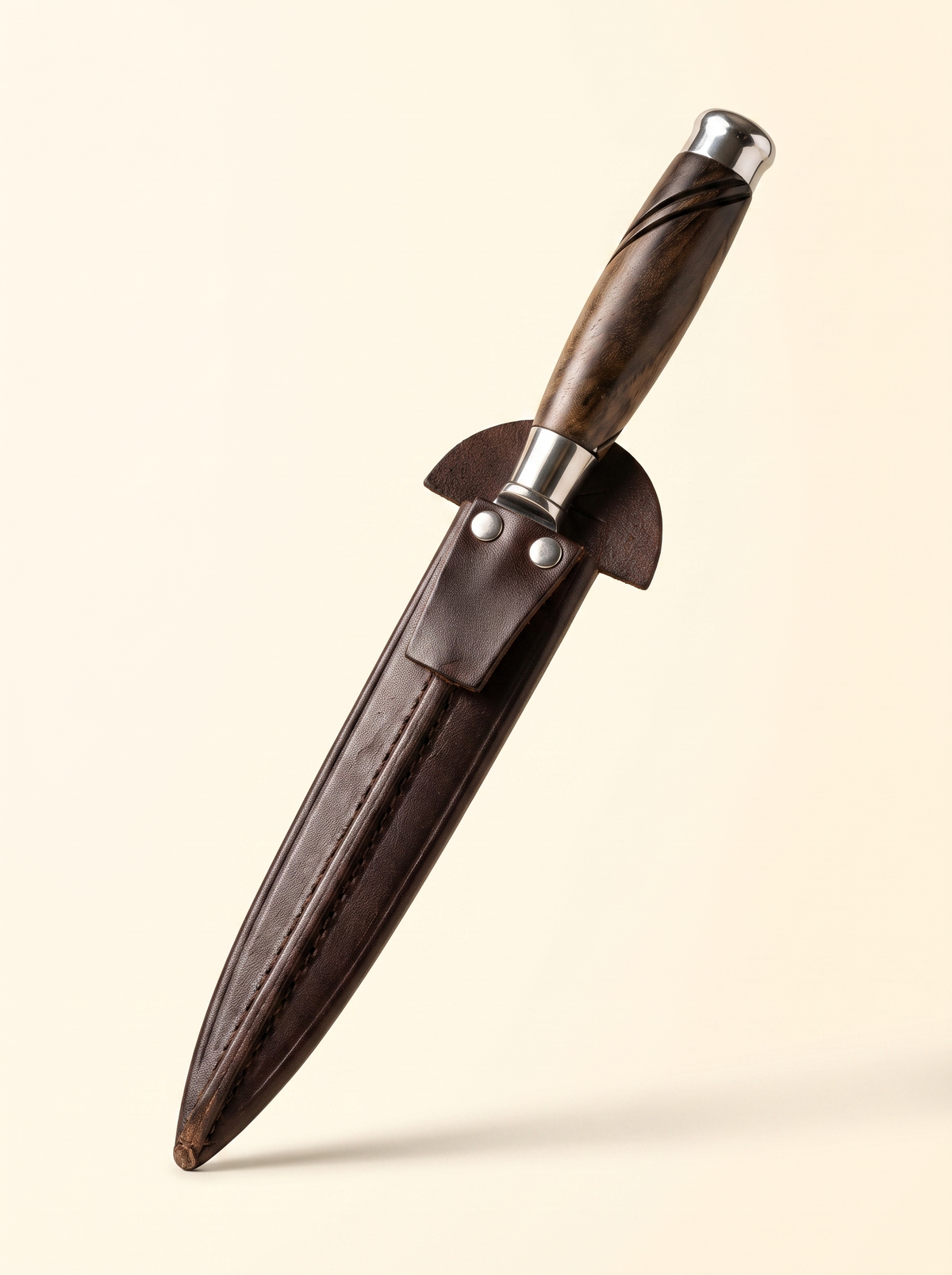 cuchillo cabo torneado