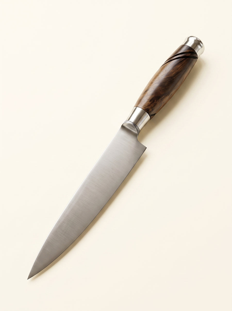 cuchillo cabo torneado
