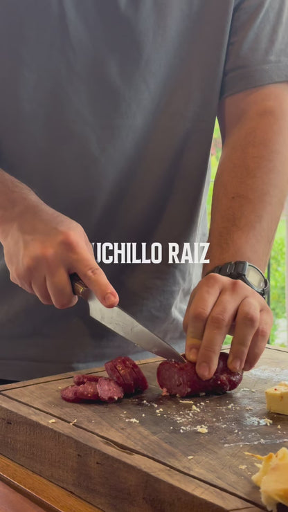 cuchillo cabo torneado